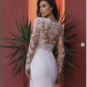 White One Bridal Wedding Dress Fern
